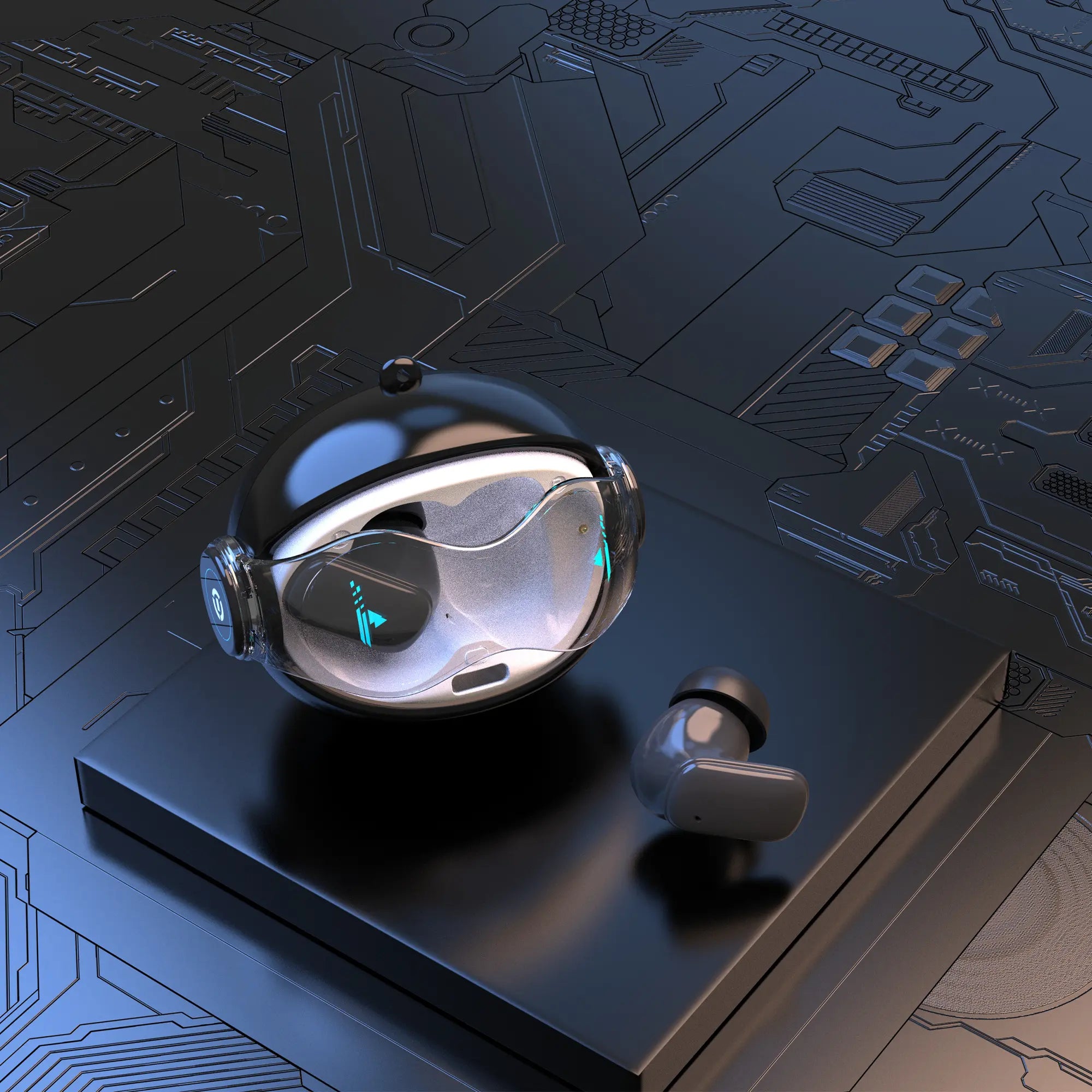 Obsidian Circuit Earbuds