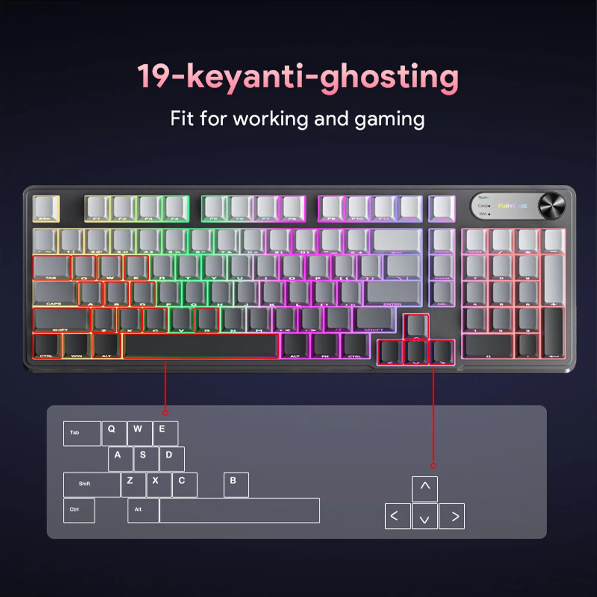 Furycube Nimbus Max Keyboard