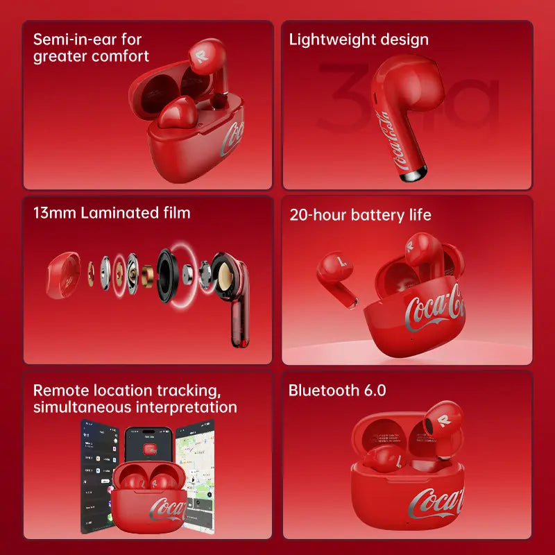 Coca Cola PopTune Earbuds