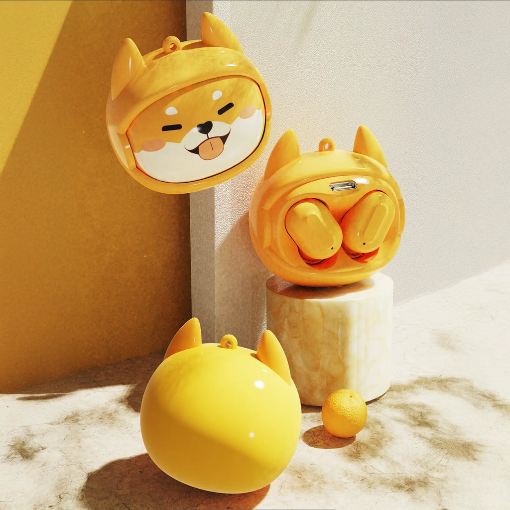 Amber Inu Earbuds